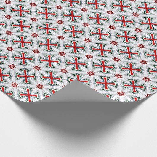 Weihnachtskanen Geschenkpapier (Ecke)