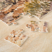 Weihnachtskänguru mit Santa-Hut Gumtree Puzzle (Seite)