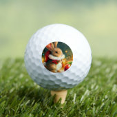 Weihnachtskaninchen (1) golfball (Insitu T-Shirt)