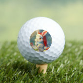 Weihnachtskaninchen (2) golfball (Insitu T-Shirt)