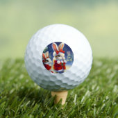 Weihnachtskaninchen (3) golfball (Insitu T-Shirt)