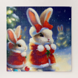 Weihnachtskaninchen (3) puzzle