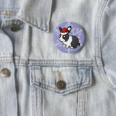 Weihnachtskaninchen (geschmeidiges, geschmeidigtes button (Beispiel)