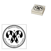 Weihnachtskaninchen Personalisiert Gummistempel (Stempel)