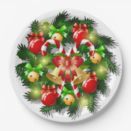 Weihnachtskaninchen Teller