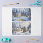 Weihnachtskapelle Seidenpapier (Basteln)