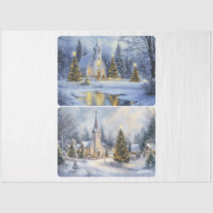 Weihnachtskapelle Seidenpapier