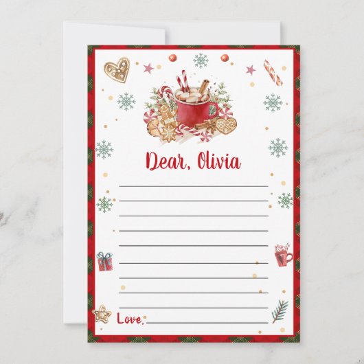 Weihnachtskapsel Note Kapsel Note Message Card Einladung (Vorderseite)