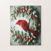 Weihnachtskardinal Puzzle (Vertikal)