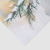 Weihnachtskardinal Seidenpapier (Detail)