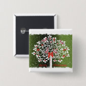 WeihnachtsKardinäle Button (Vorne & Hinten)