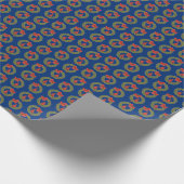 Weihnachtskardinäle geschenkpapier (Ecke)