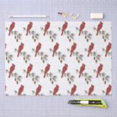 WeihnachtsKardinäle Seidenpapier (Handwerk)