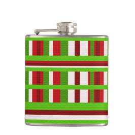 WeihnachtsKariert Flachmann