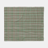 Weihnachtskariert Fleecedecke (Vorderseite (Horizontal))