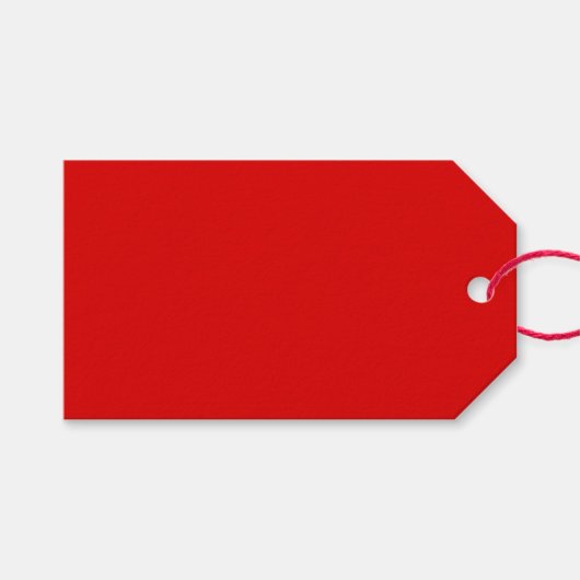 Weihnachtskariert Geschenkanhänger (Vorderseite (Horizontal))