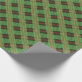 WeihnachtsKariert Geschenkpapier (Ecke)