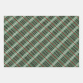 WeihnachtsKariert Geschenkpapier Set (Vorderseite 3)