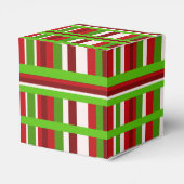 WeihnachtsKariert Geschenkschachtel (Rückseite)