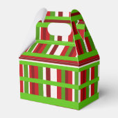 WeihnachtsKariert Geschenkschachtel (Rückseite)