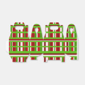 WeihnachtsKariert Geschenkschachtel (Ungefaltet)