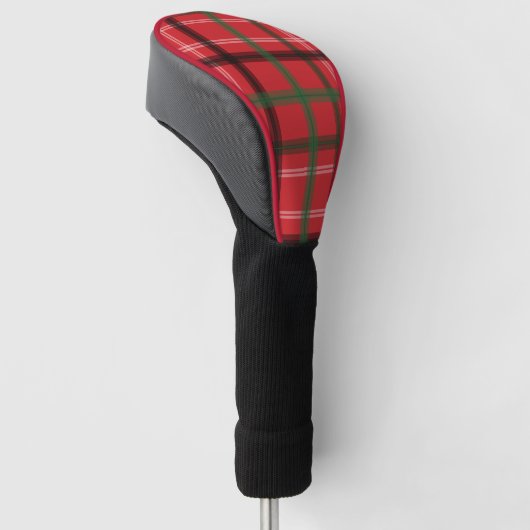 Weihnachtskariert Golf Headcover (angewinkelt)