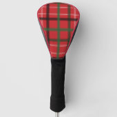 Weihnachtskariert Golf Headcover (Vorderseite)