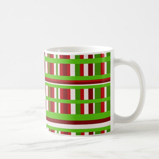 WeihnachtsKariert Kaffeetasse (Rechts)