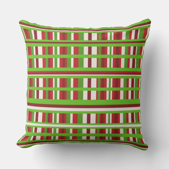 WeihnachtsKariert Kissen (Vorderseite)