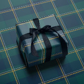 Weihnachtskariert klassisch einfach geschenkpapier