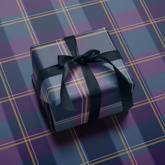 Weihnachtskariert klassisch einfach geschenkpapier
