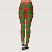 Weihnachtskariert Leggings (Rückseite)