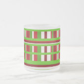 WeihnachtsKariert Mattglastasse (Mittel)