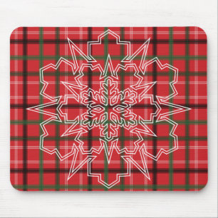 Weihnachtskariert Mousepad