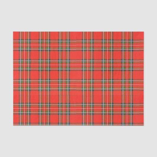 WeihnachtsKariert Seidenpapier (Vorderseite)