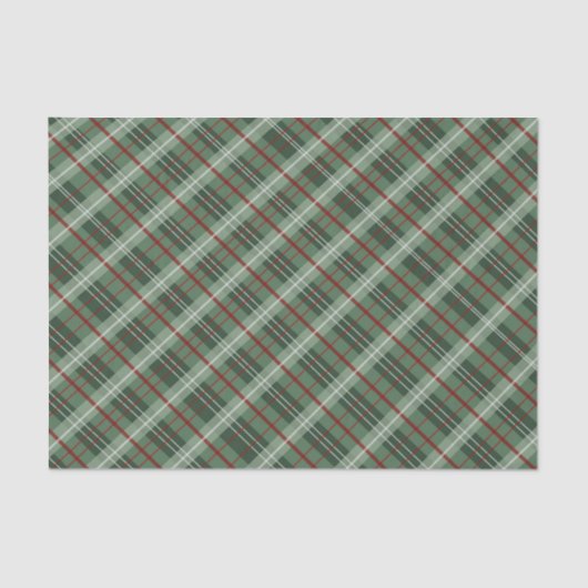 WeihnachtsKariert Seidenpapier (Vorderseite)