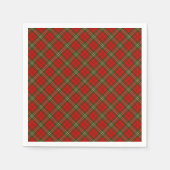 WeihnachtsKariert Serviette (Vorderseite)