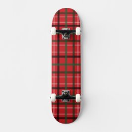 Weihnachtskariert Skateboard