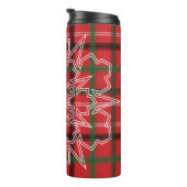 Weihnachtskariert Thermosbecher (Nach rechts gedreht)