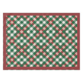 WeihnachtsKariert Tischdecke (Vorderseite (Horizontal))