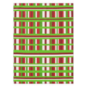 WeihnachtsKariert Tischdecke (Vorderseite)