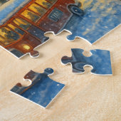 Weihnachtskarneval Stadt Winterdorf Puzzle (Seite)