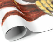 Weihnachtskärtchen mit Geschenkpapier (Rolleneckpunkt)