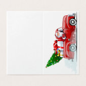 Weihnachtskarte (Außenseite Aufgefaltet)