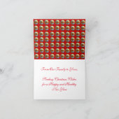 Weihnachtskarte (Innenseite)