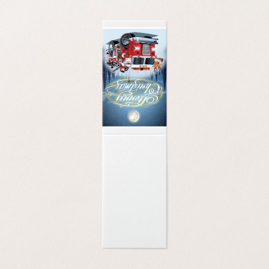 Weihnachtskarte (Außenseite Aufgefaltet)