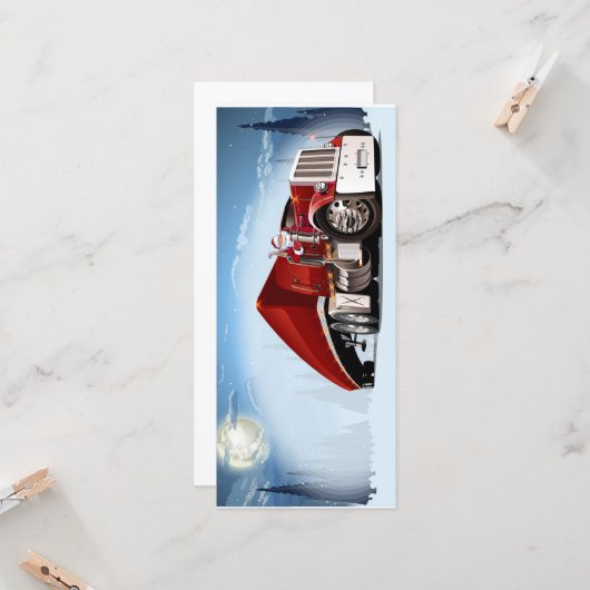 Weihnachtskarte (Vorderseite/Rückseite Beispiel)