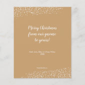 Weihnachtskarte (Rückseite)