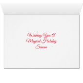 Weihnachtskarte (Innenansicht Horizontal (Unten))