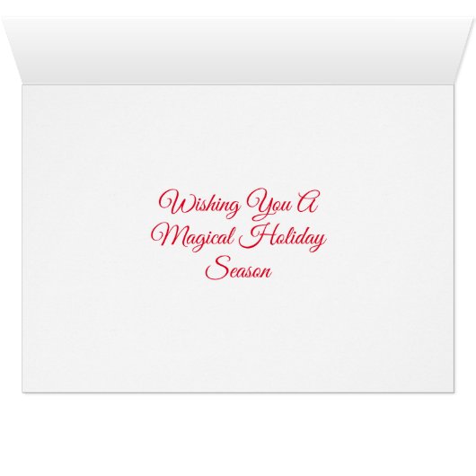 Weihnachtskarte (Innenansicht Horizontal (Unten))